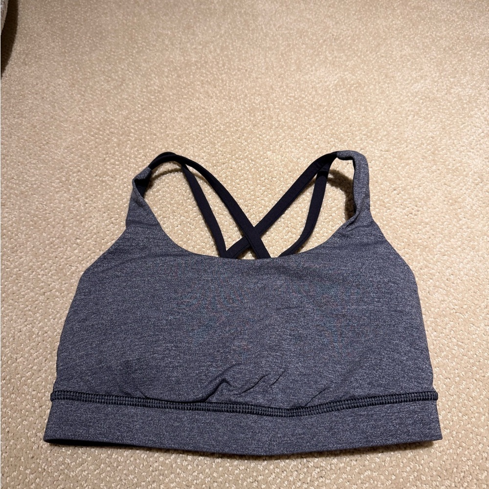 Lululemon Athletica Charcoal Sports Bra